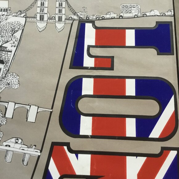 David Schiller London Music Pictorial Map Sparta Graphics Poster Print 1968 - Picture 3 of 15